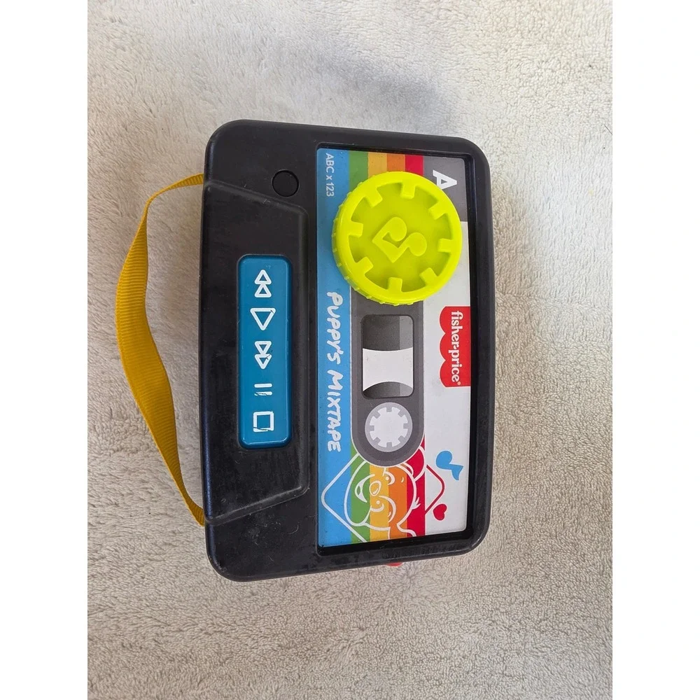 Fisher-Price Laugh & Learn Puppy's Mixtape Musical Learning Toy GTJ66 Black
